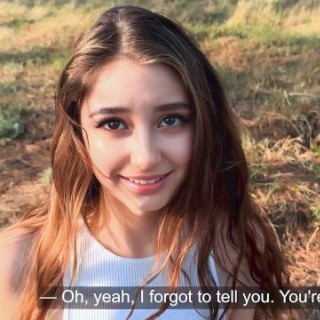 Секс парня с милой девахой на природе